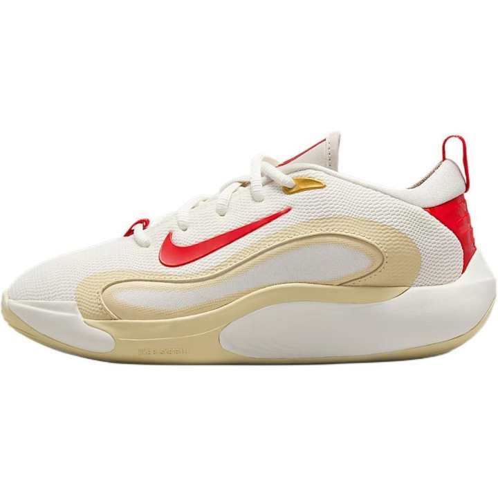 Nike Nike ISOFLY Low top Casual Shoes White Red Kids'