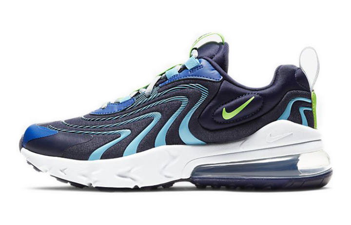 Nike Nike Kids Air Max 270 React ENG "Blackened Blue" Sneakers