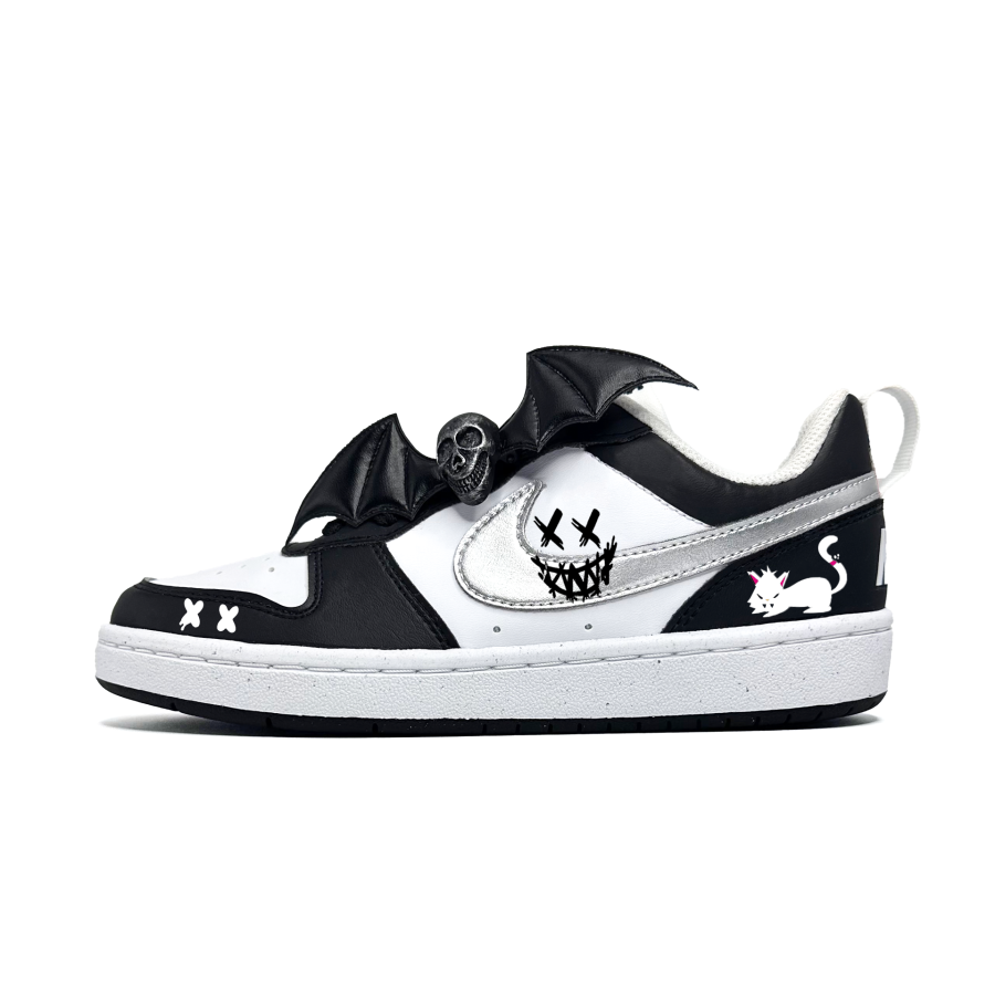 Nike Nike Court Borough Angry Kitten Synthetic Leather Slip Resistant Abrasion Resistant Slip Resistant Abrasion Resistant