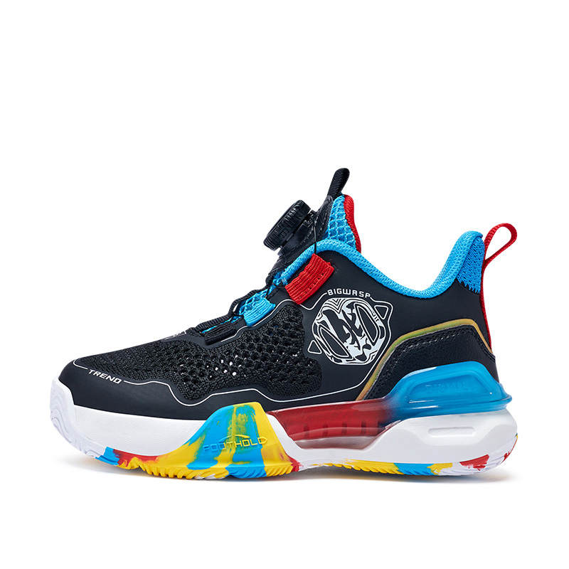 BIG WASP Mid top Children's Basketball Shoes Children Aged 3 7 Years Old