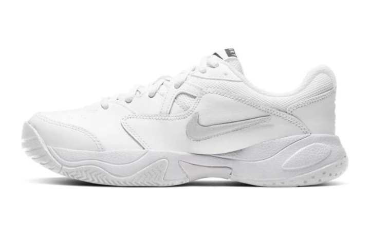Nike Nike Court Jr. Lite 2 Slip Resistant Cushioning Slip Resistant Cushioning Low top Kids' Training Shoes White Gray