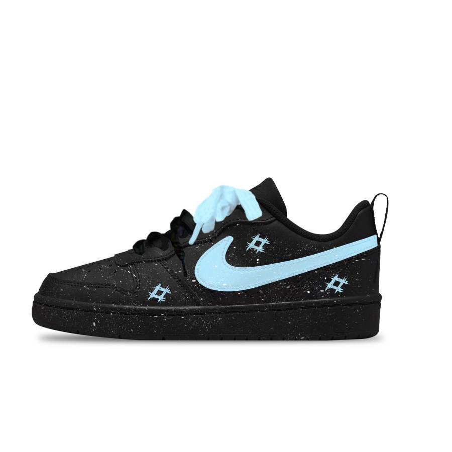 Nike Nike Court Borough Leather Slip Resistant Abrasion Resistant Low top Kids' Skateboarding Shoes Unisex