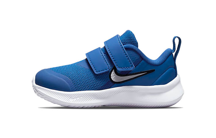 Nike Nike Star Runner 3 Slip Resistant, Abrasion Resistant, Lightweight Low top Toddler Shoes Blue Infant And Toddler
