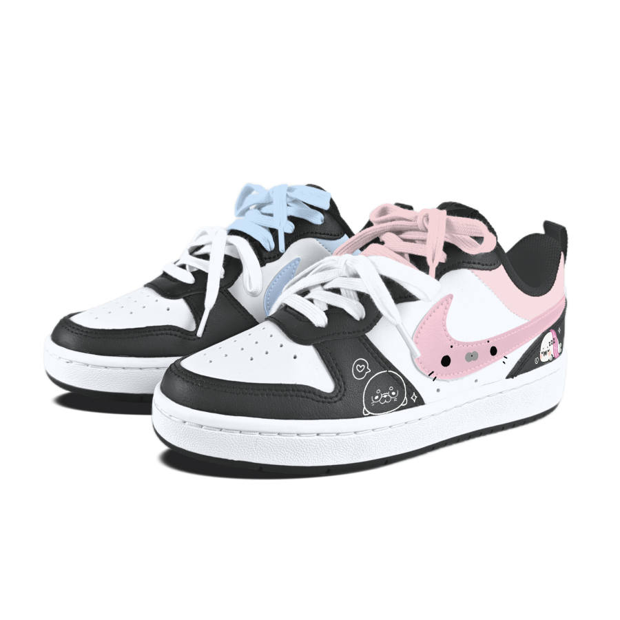 Nike Nike Court Borough 2 Sleepy Dolphin Skateboard Shoes Teenagers