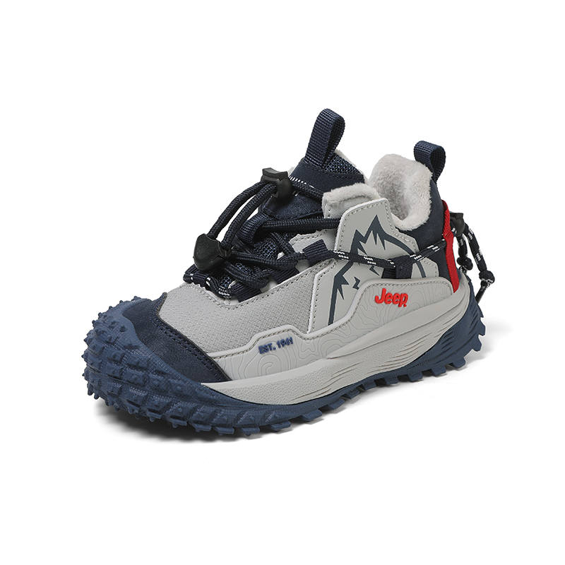Jeep Synthetic Leather Comfortable And Trendy Fleece Lined Low top Kids Lifestyle Shoes Kids'
