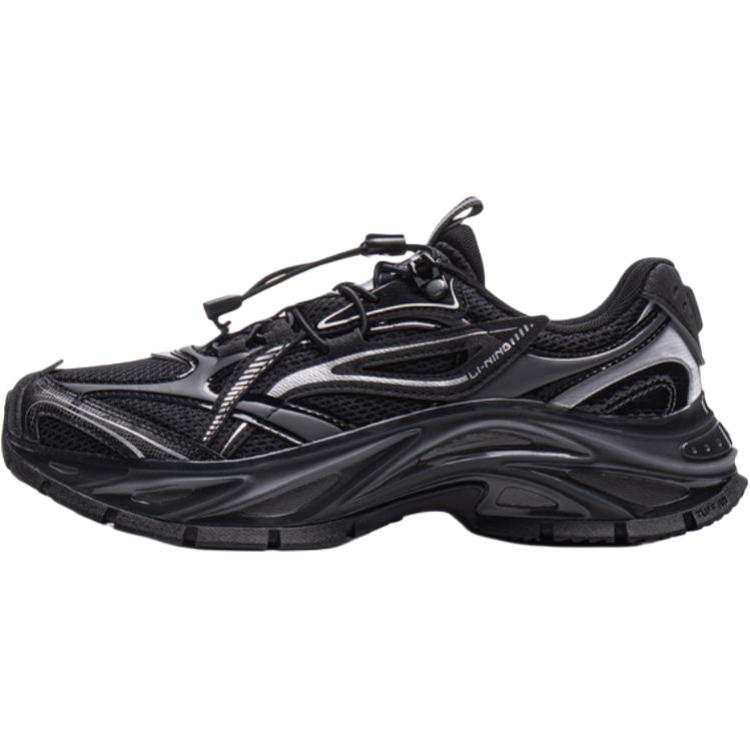 Li-Ning YOUNG Li Ning YOUNG Sports Life Collection Cushioning Rebound Low top Casual Shoes Black Unisex