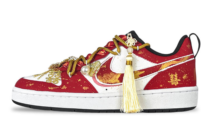Nike Nike Court Borough 2 Low top Skateboard Shoes Women's True Red