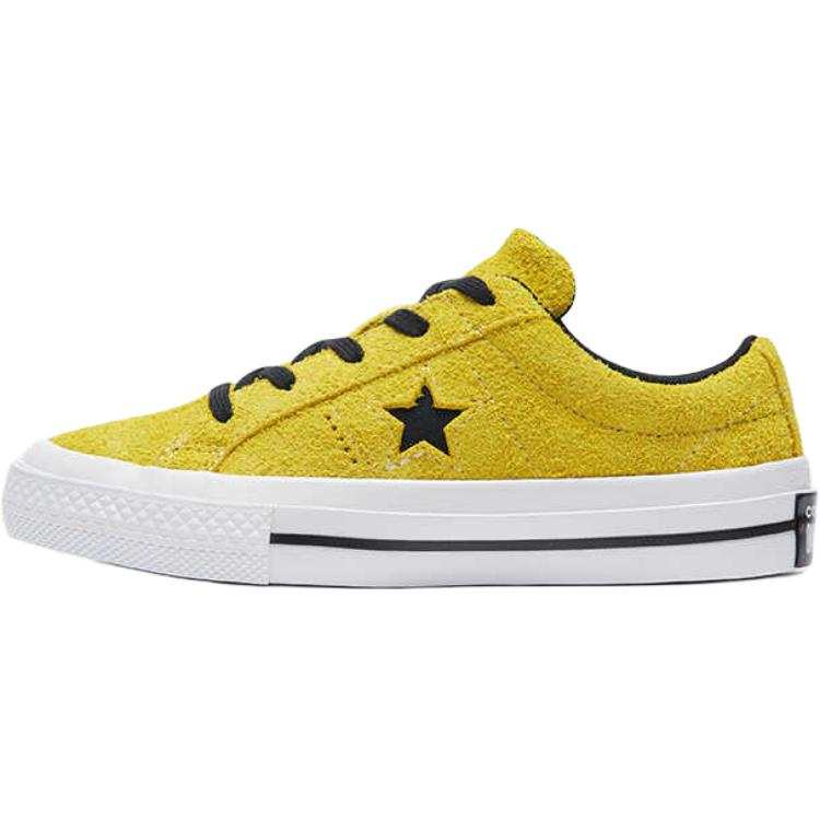 Converse One Star Comfortable Low top Kids' Skateboarding Shoes Yellow Kids'