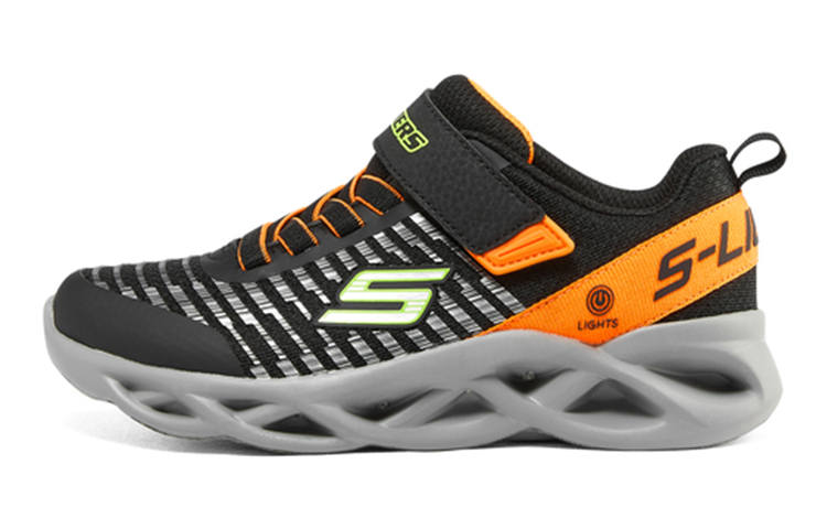 Skechers Low top Kids Lifestyle Shoes Black Orange Teenagers