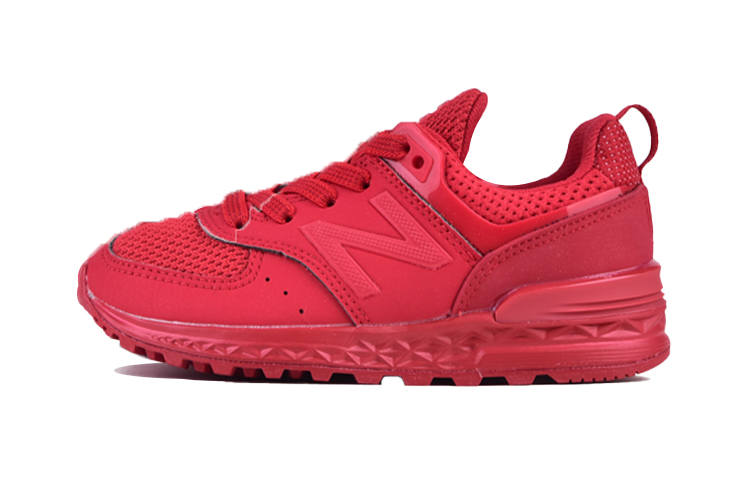 New Balance New Balance NB 574 Athleisure Low top Kids' Running Shoes Vibrant Red Children Aged 3 7 Years Old