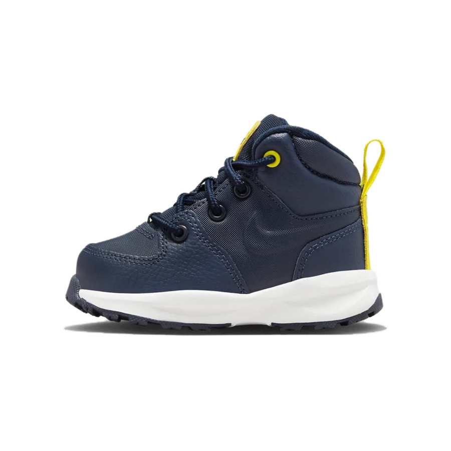 Nike Nike Manoa Slip Resistant Cushioning Waterproof High top Toddler Shoes Black Blue White Infant And Toddler