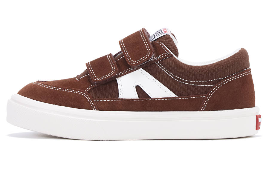 Vision Street Wear Stick Light Slip Resistant Low top Kids Canvas Shoes Brown Kids'