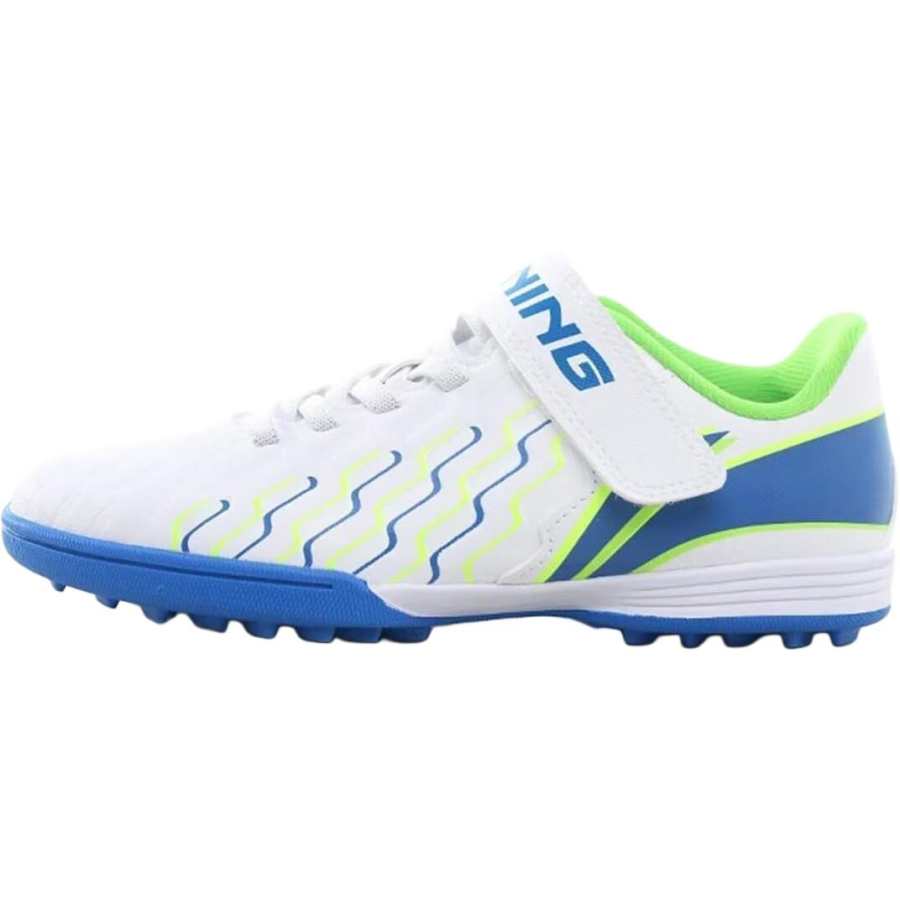 Li-Ning YOUNG Li Ning YOUNG Cushioning Abrasion Resistant Breathable Low top Kids' Soccer Shoes Standard White Kids'