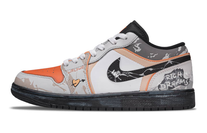 Jordan Jordan Air Jordan 1 Money Bit Abrasion Resistant Breathable Abrasion Resistant Breathable Low top