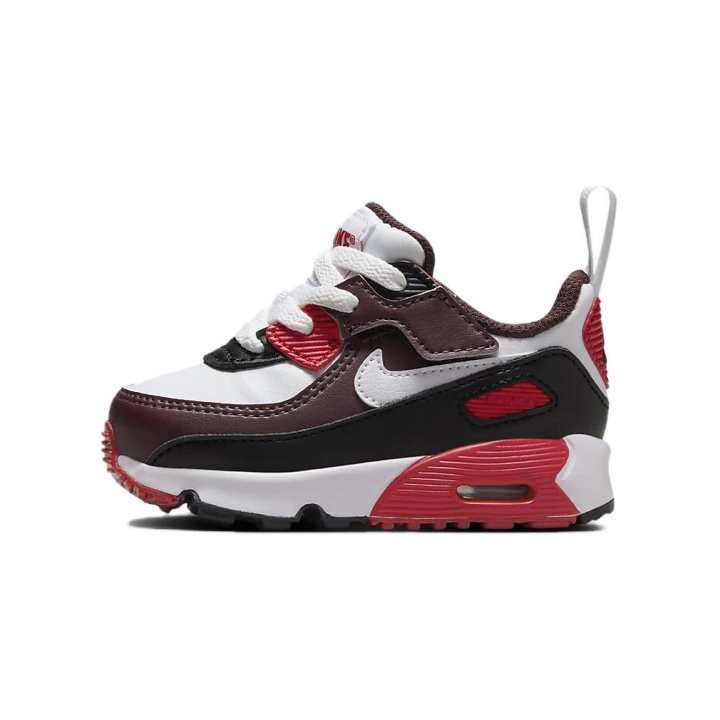 Nike Nike Air Max 90 EasyOn Soft And Comfortable Abrasion Resistant Abrasion Resistant Low top Toddler Shoes Red