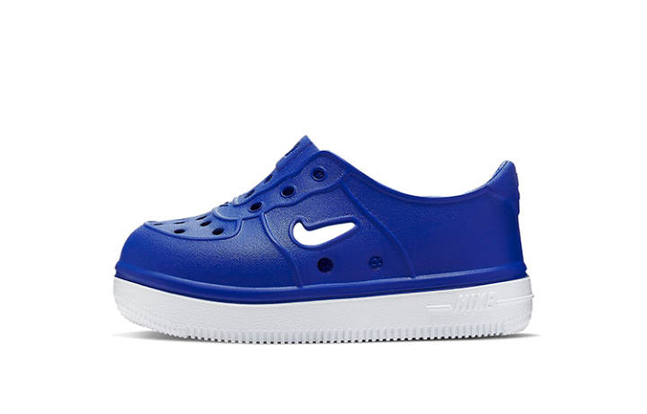 Nike Nike Foam Force 1 Non slip Lightweight Low top Toddler Shoes Blue White Infant And Toddler