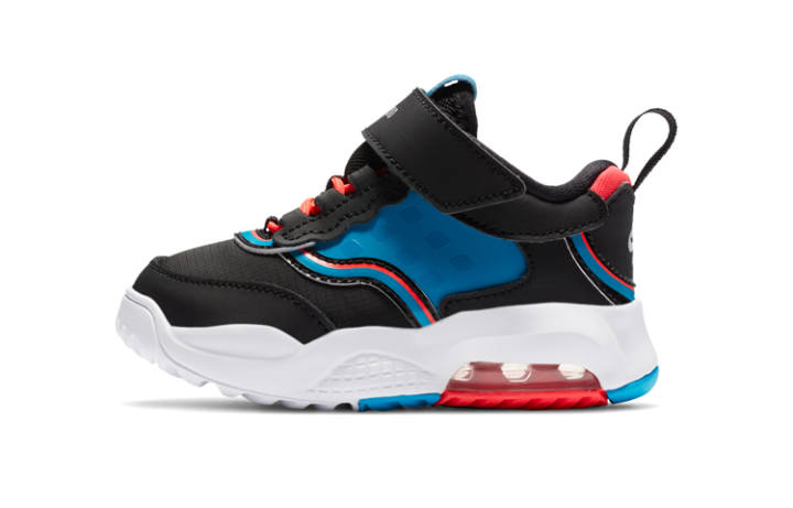 Jordan Jordan Maxin 200 Game Time Wear resistant And Lightweight Low top Toddler Shoes Black Blue Infant And Toddler