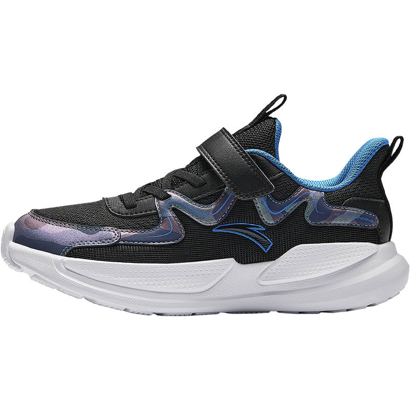 Antakids Synthetic Leather Low top Running Shoes Black/Harmony Blue Teenagers