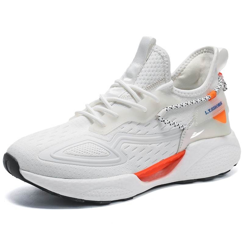 KUDING Cushioning Slip Resistant Breathable Abrasion Resistant Casual Shoes Men's