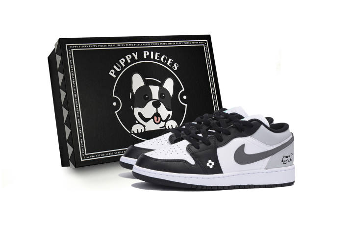 Jordan Jordan Air Jordan 1 Low Kids' Skateboarding Shoes White Teenagers