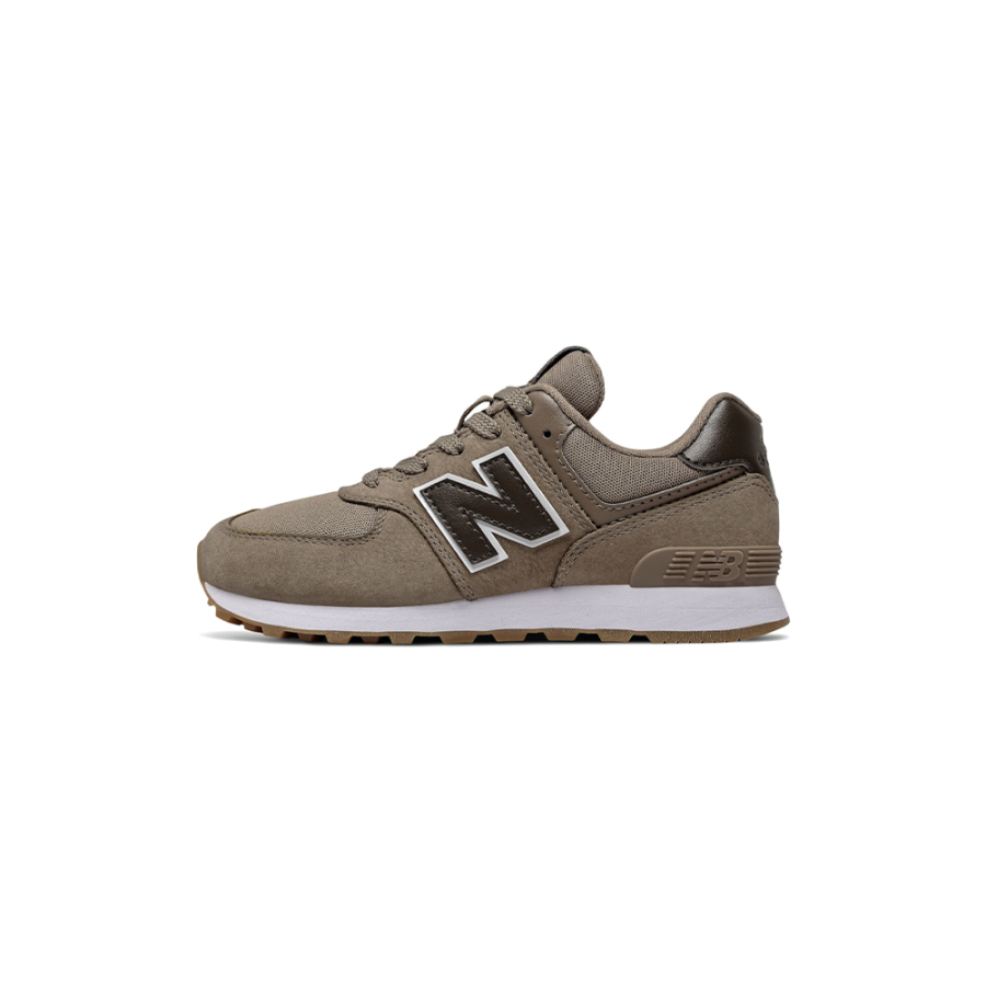 New Balance New Balance NB 574 Cushioning Low top Kids Lifestyle Shoes Brown Children Aged 3 7 Years Old