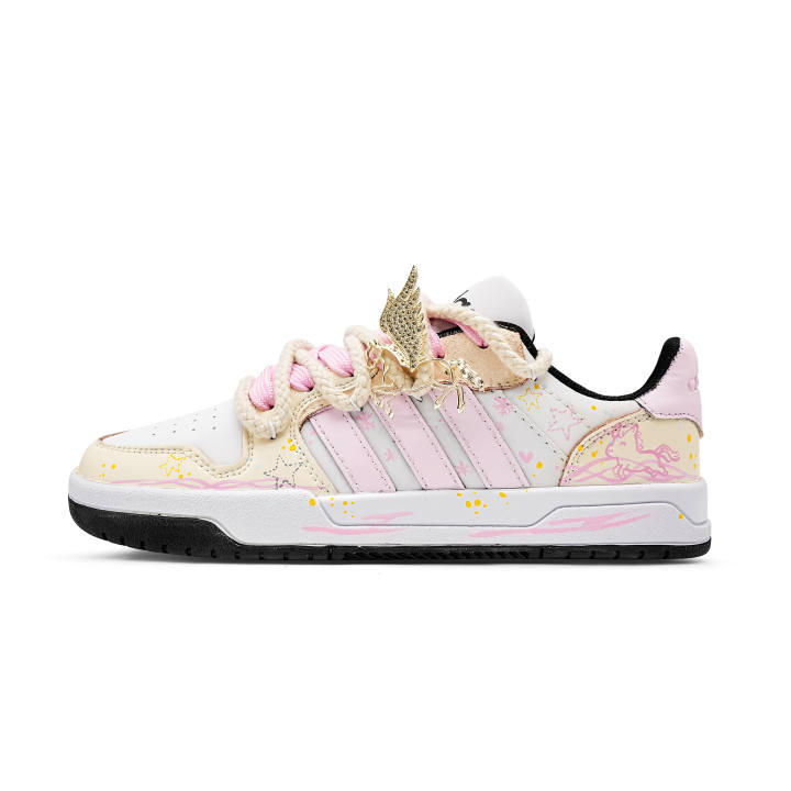 Adidas Adidas ENTRAP Instant Wealth Overnight Coverage Low top Skateboard Shoes Unisex Beige Pink