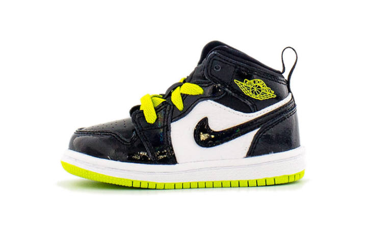 Jordan Jordan 1 Mid Black Cyber Mystic Green TD