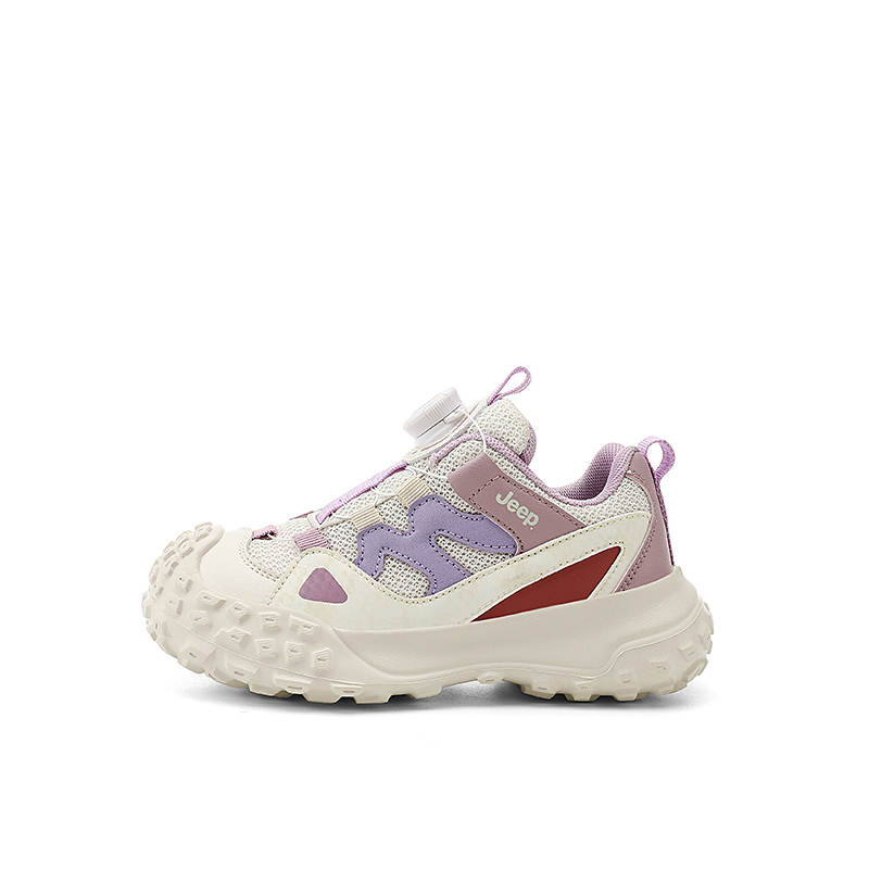 Jeep Abrasion Resistant Abrasion Resistant Low top Kids Lifestyle Shoes Ecru/Dream Purple Kids'
