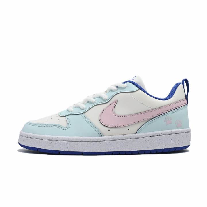 Nike Nike Court Borough Bubbles Lazy Cat Synthetic Leather Slip Resistant Abrasion Resistant Low top