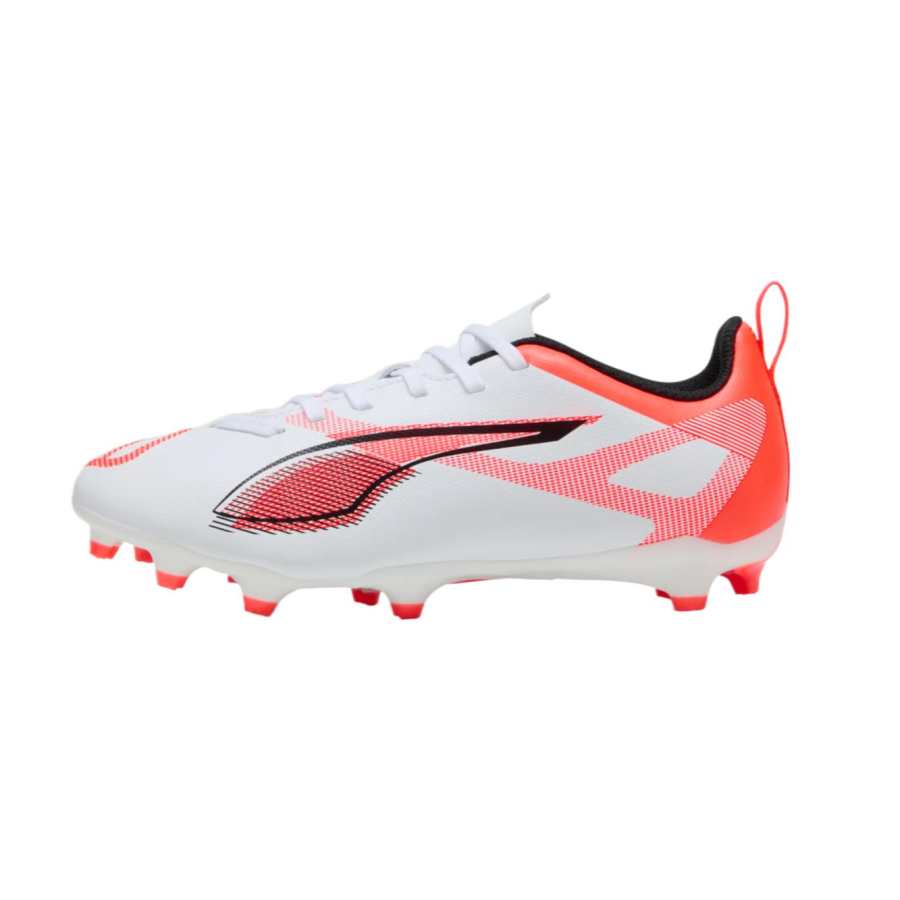 PUMA Low top Kids' Soccer Shoes White Red Teenagers