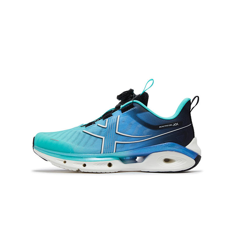 XTEP Low top Running Shoes Black Sky Blue Teenagers