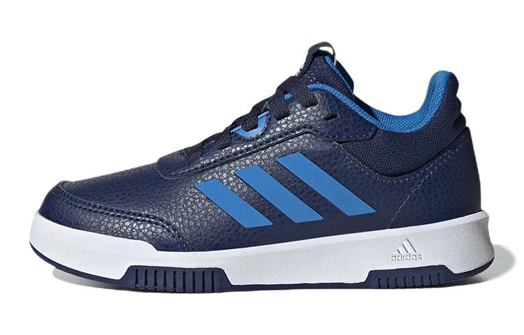 Adidas Adidas TENSAUR Sport Training Lace J Comfortable Abrasion Resistant Low top Kids' Skateboarding Shoes Blue White