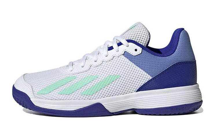 Adidas Adidas Courtflash Junior Tennis Low top Kids' Running Shoes Blue Gray Kids'