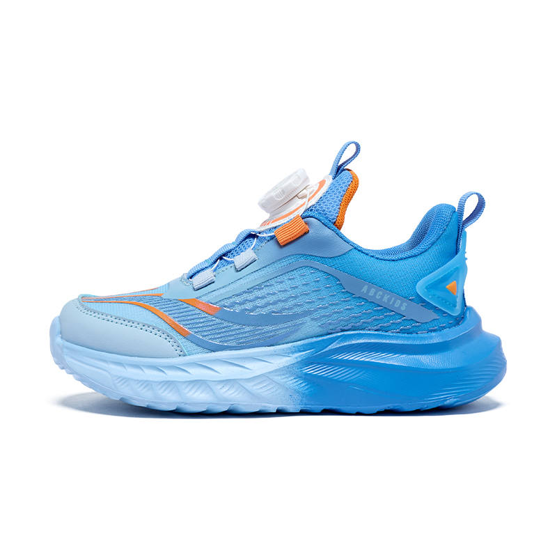 ABC KIDS Slip Resistant Abrasion Resistant Low top Kids' Running Shoes Ice Blue/Vibrant Orange Kids'