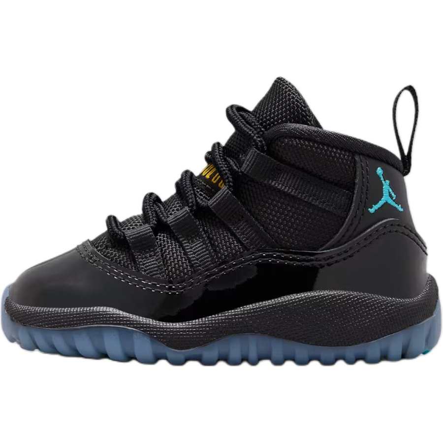 Jordan Jordan Air Jordan 11 High top Toddler Shoes Black/Gamma Blue Infant And Toddler