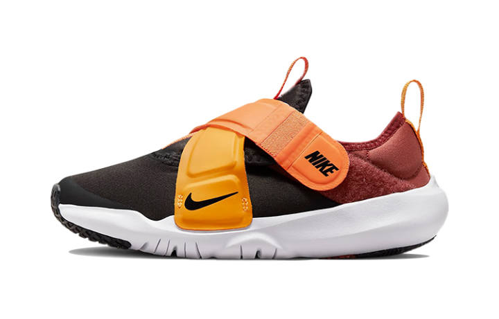 Nike Nike Flex Advance Low top Running Shoes Black Orange Children Aged 3 7 Years Old
