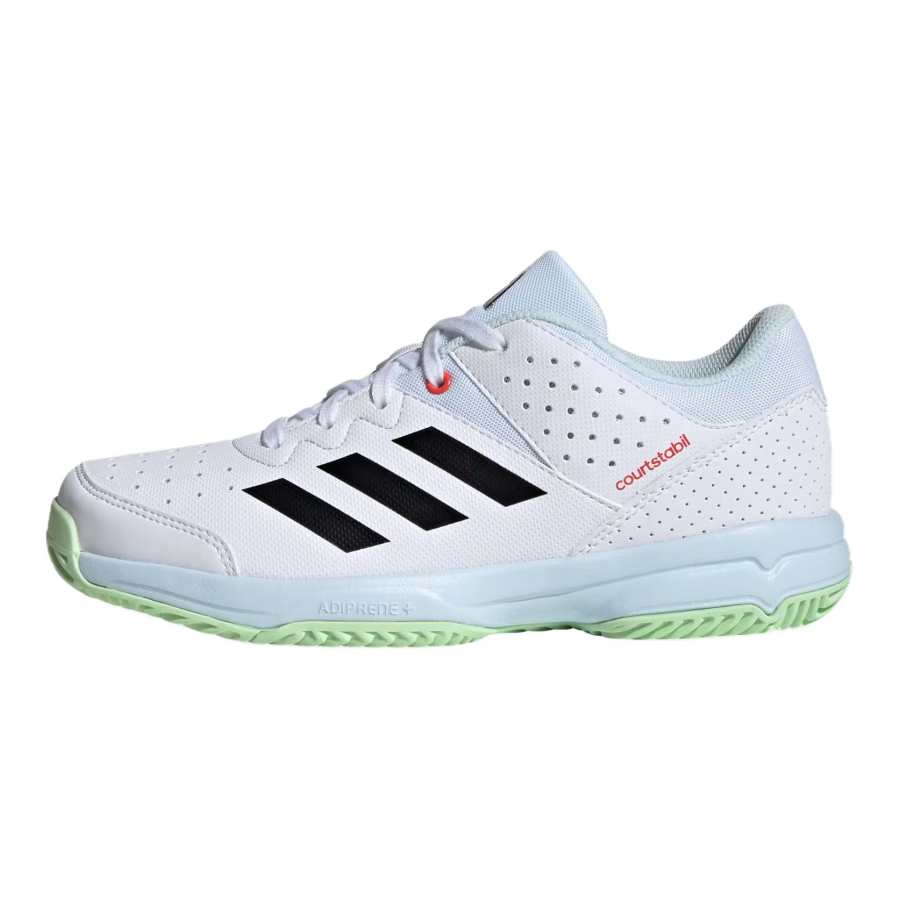 Adidas Adidas COURT STABIL Slip Resistant Abrasion Resistant Kids' Training Shoes Black White Kids'
