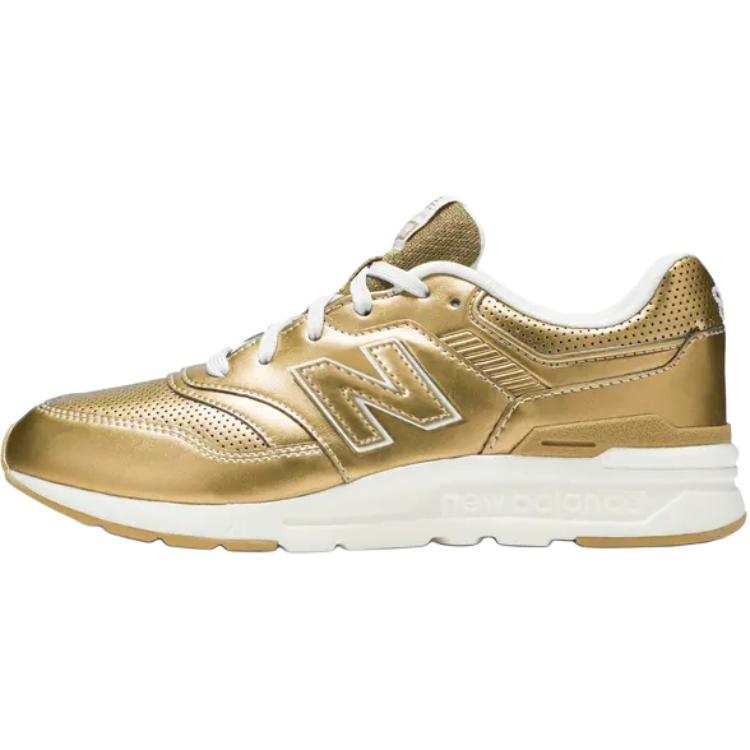 New Balance New Balance NB 997 Leather Comfortable And Lightweight Low top Running Shoes Gold Kids'