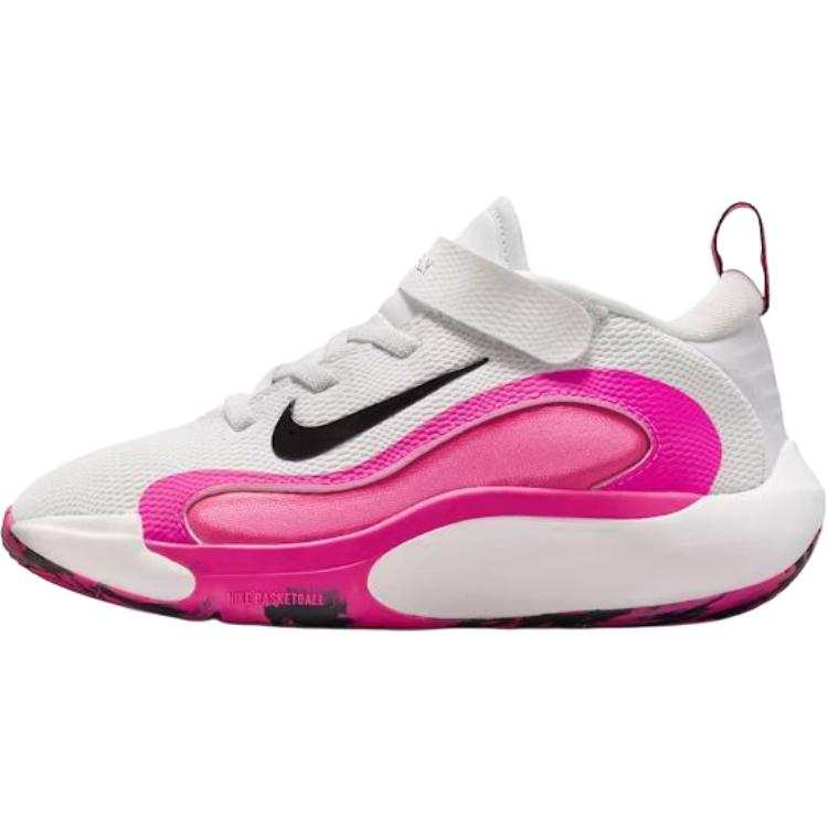 Nike Nike ISOFLY Low top Children's Basketball Shoes Pink White Children Aged 3 7 Years Old