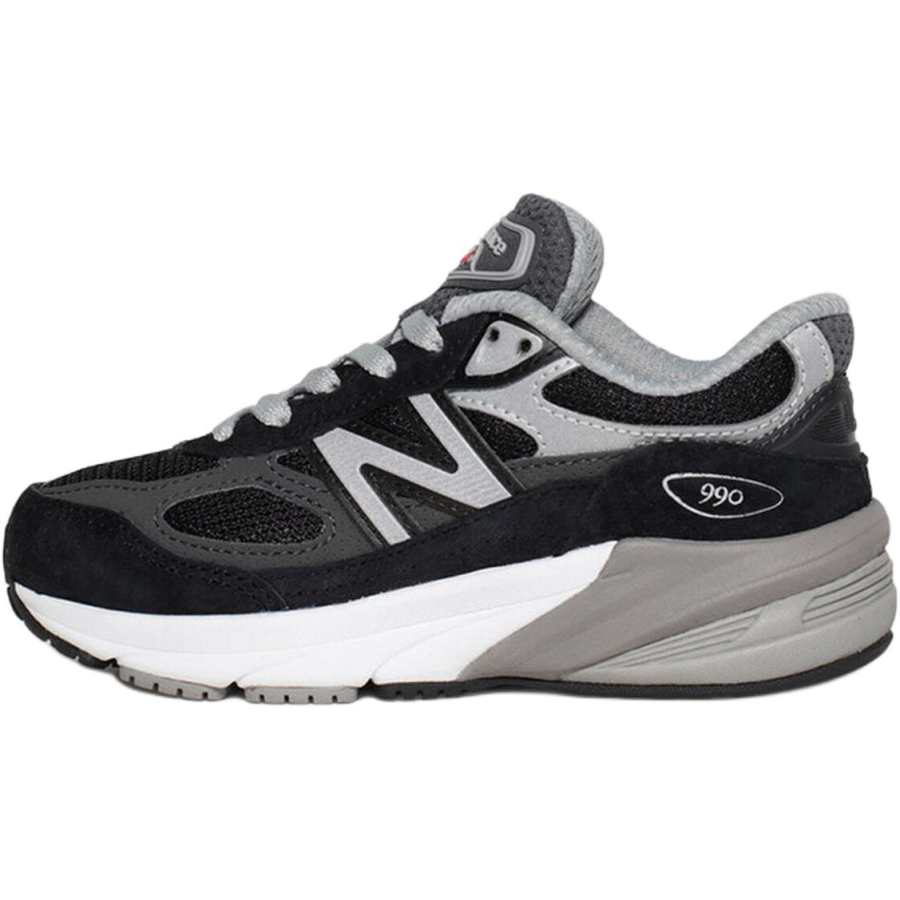 New Balance New Balance NB 990 V6 Abrasion Resistant Abrasion Resistant Low top Kids' Running Shoes Black Gray