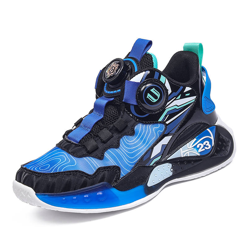 TONYBEAR Mesh Slip Resistant And Breathable Slip Resistant And Breathable Mid top Children's Basketball Shoes Kids'