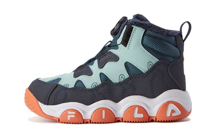 FILA KIDS Comfortable Thermal Thickened And Fleece Lined Cushioning Abrasion Resistant Cushioning, Wear Resistant Crew