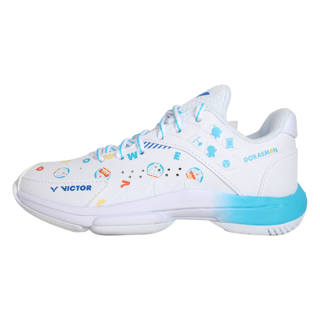 Victor Doraemon x VICTOR Cushioning, Wear Resistant Low top Kids' Training Shoes White Kids'
