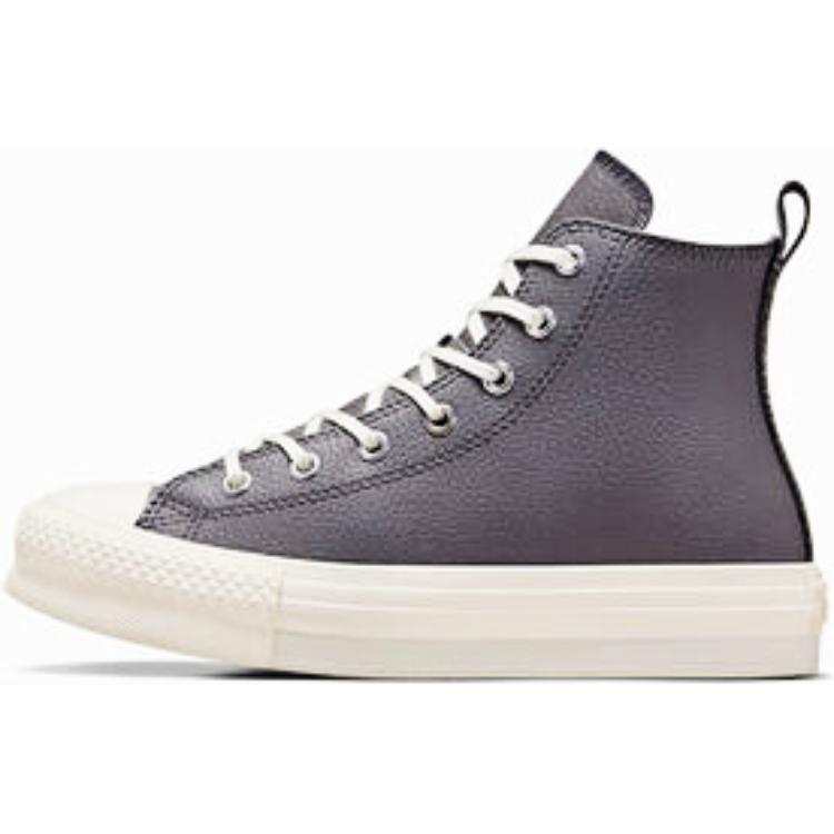 Converse Chuck Taylor All Star Abrasion Resistant High top Kids' Skateboarding Shoes Gray Teenagers