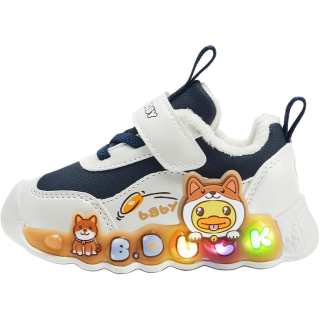 B.Duck Yellow Duck Thickened And Fleece Lined Puppy Duck Comfortable With Light Slip Resistant Thermal