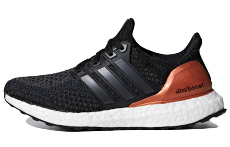 Adidas Adidas ULT Ultraboost J Cushioning Low top Kids' Running Shoes Black Copper Teenagers