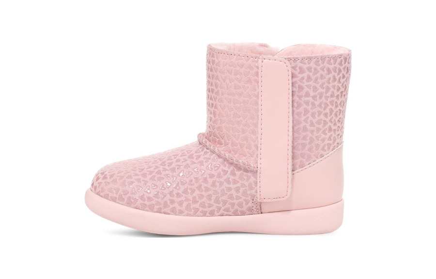 UGG Cow Leather Low top Toddler Shoes Pink Infant And Toddler
