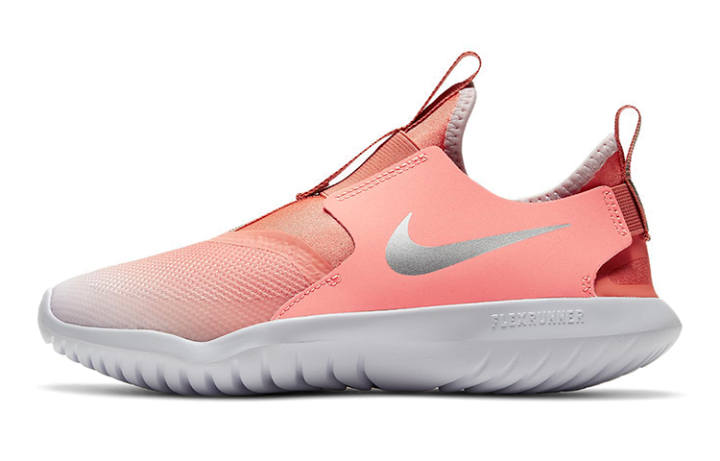 Nike Nike Flex Runner GS 'Crimson Bliss Metallic Platinum'
