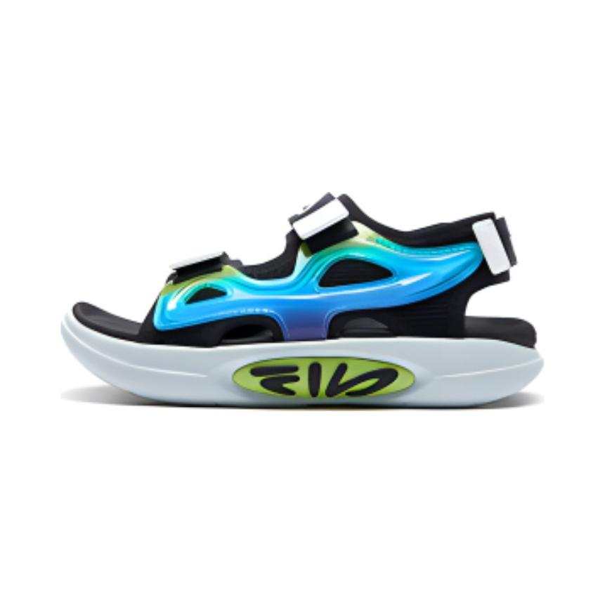 FILA KIDS Slip Resistant Abrasion Resistant Children's Sandals Blue White Children Aged 3 7 Years Old