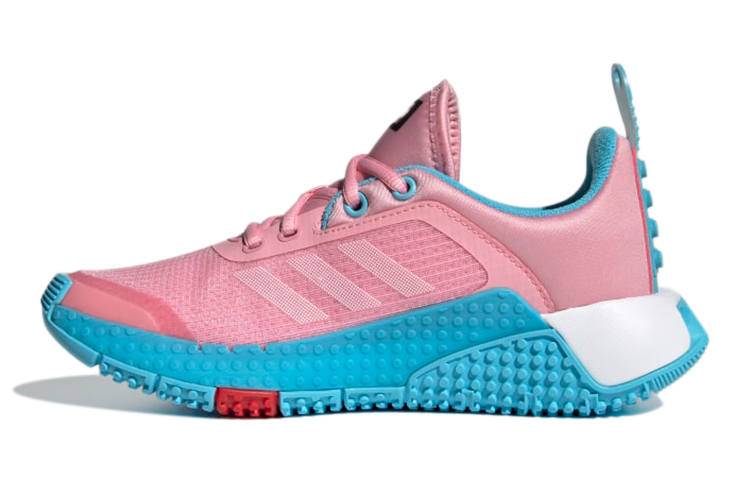 Adidas Adidas Rapida Slip Resistant And Breathable Kids Lifestyle Shoes Pink Blue Teenagers